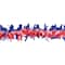 Beistle 25ft. Red, White & Blue Tissue Festooning Garlands, 2ct.